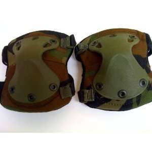   Camo Green Paintball Elbow Pads Adjustable size