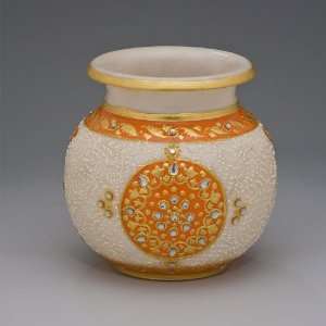  Indian Home Decor Hand Painted Marble Pot