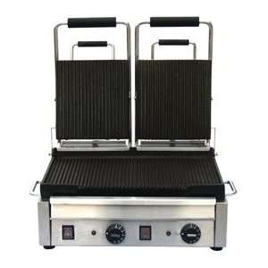   SG10176) Commercial Panini Sandwich Grill Ribbed 18