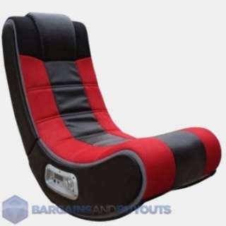 Rocker SE Wireless Video Gaming Chair Black and Red  