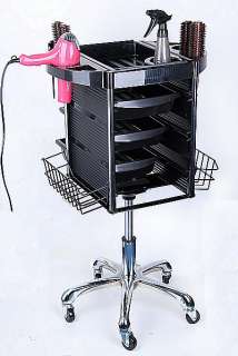 Metal Salon Spa Cart Trolley Beauty Highlight Hairdresser Color 