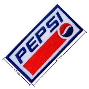 3pcs Pepsi Logo 2 Embroidered Iron on Patches Kid Biker Band Appliques 