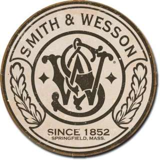 Smith & Wesson 1852 Rnd Logo TIN SIGN Gun POSTER Print  