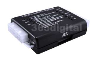 PC 20/24 Pin PSU ATX SATA HDD Power Supply Tester  