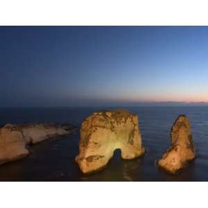  Pigeon Rocks (Rawcheh Rocks), Beirut, Lebanon, Middle East 