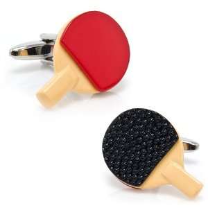  Enamel Ping Pong Paddles Cufflinks CLI NA1128 Jewelry