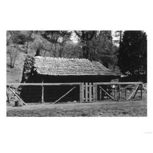 View of Lindsey Cabin at Pit River   Lake Shasta, CA Premium Poster 