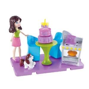   Polly Pocket Stick n Play Kerstie Baking Party Playset Toys & Games