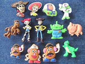 New Toy Story Woody Buzz Jesse Alien Holey Shoe Charms  