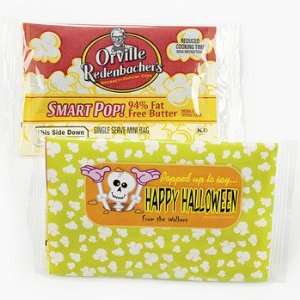 Personalized Halloween Microwave Popcorn Grocery & Gourmet Food