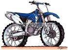 retroartz cartoon motorcycle yamaha moto cross dirt bike returns 