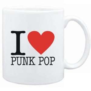  Mug White  I LOVE Punk Pop  Music