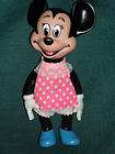 DISNEY MINNIE MOUSE Rubbery Plastic SQUEAK TOY Dol