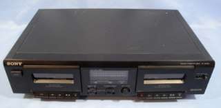 Sony Stereo Dual Cassette Deck   Model TC WE305  