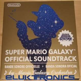   Super Mario Galaxy Official Orchestra Soundtrack CD 28 Songs~Wii~Music
