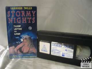 Stormy Nights VHS Shannon Tweed, Tracy Spaulding  