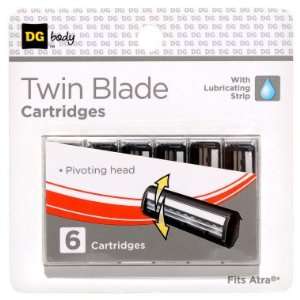  DG Body Mens Twin Blade Razor Replacement Cartridges   6 