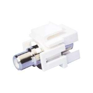  White RCA Connector Jack Inserts Electronics