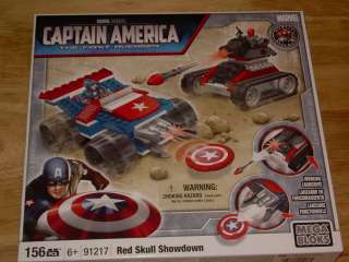 NIB Mega Bloks 91217 Captain America RED SKULL SHOWDOWN  