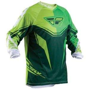  Fly Racing Youth Kinetic Jersey   Youth Small/Green/Lime 