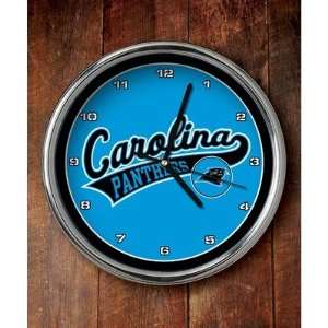   Company NFL CPA 823 Carolina Panthers Chrome Clock