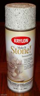 KRYLON MAKE IT STONE TEXTURED SPRAY PAINT CHARCOAL SAND 724504182023 