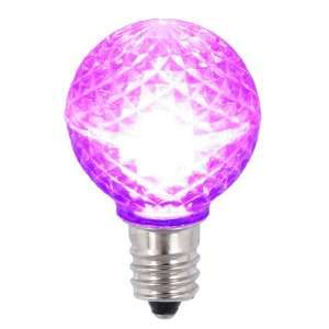 Club Pack of 25 LED Purple G30 Christmas Replacement Bulbs 