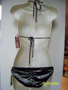 JUICY COUTURE Grant String Bikini Swimsuit szL $170 nwt  
