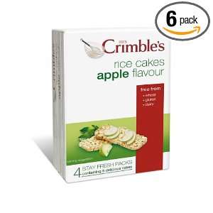 Mrs Crimbles Apple Rice Cakes, 4.9 Ounce (Pack of 6)  