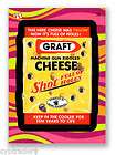 Wacky Graft Machine Gun Riddled Cheese Refrigerator / Tool Box Magnet