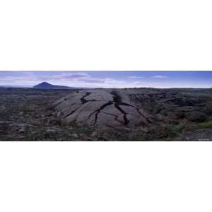  Cracked Rocks on a Landscape, Eldgja, Lake Myvatn, Iceland 