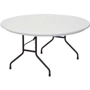  60in Round Blow Molded Folding Table by Correll