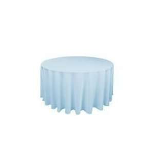  120 inch Round Baby Blue Tablecloth (Polyester 