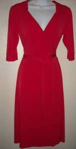 Merona red wrap dress size S  