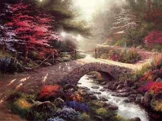 BRIDGE OF FAITH by Thomas Kinkade SOLD OUT EDITION  