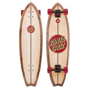 Santa Cruz Woody Shar Dark Complete Longboard Skateboard   36`  