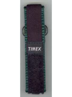 Timex IRONMAN 12 16mm GRN/BLK Nylon/Velcro ADJUSTABLE  