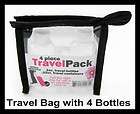 Travel Pack Bottle Jar Container Carry On TSA Cosmetic Bag Storage Set 