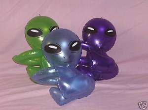 12 Alien New Vinyl Blow Up Toy Inflate Outer Space Arm  