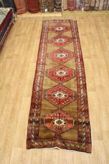   Oversized Meshkin Runner Persian Wool Oriental Area Rug Carpet 4x13