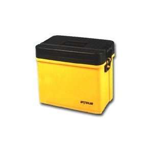  20 3/4 in. Sit Stand Tote Tool Box, Yellow Automotive