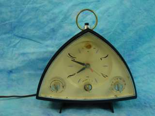 Unique Vintage Silvertone Electric Transistor Radio Alarm Clock  