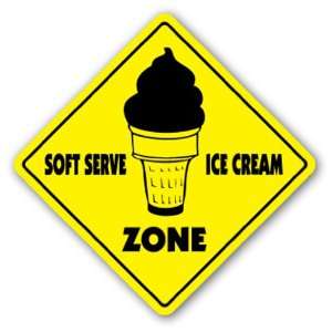  SOFT SERVE ICE CREAM ZONE Sign xing gift novelty dessert 
