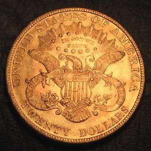 Better Date 1890 Gold $20 Liberty Double Eagle Coin ~ Nice BU  