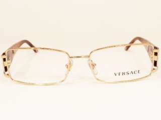 VERSACE 1163 B 50 16 1221 GOLD frames glasses spectacles womens Boxed 
