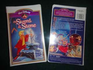 DISNEYS The Sword in the Stone (VHS, 1998) Masterpice Collection NEW 