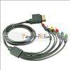   Plated HD TV Component Composite Audio Video AV Cable for Xbox 360