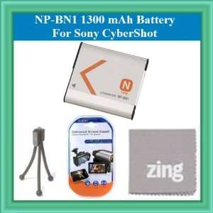 com High Power NP BN1 1300 mAh Replacement Battery for Sony CyberShot 