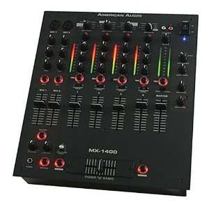  American Audio MX 1400 12 Inch 4 Channel Mixer 12 inch DJ Mixer 