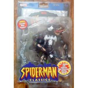   Spiderman Classics   Venom Bnip (6 Inch Released 2000) Toys & Games